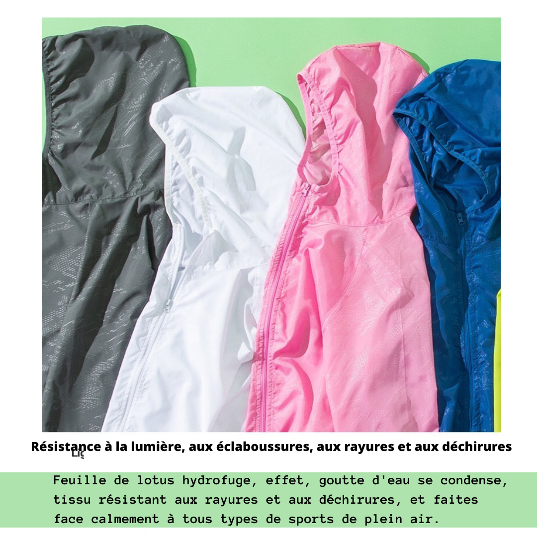 Easywindbreaker H/F imperméable léger et Anti-UV