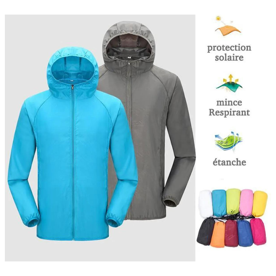 Easywindbreaker H/F imperméable léger et Anti-UV